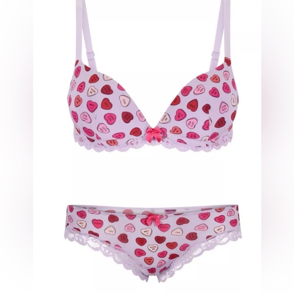 Adore Me Set Push Up Size 34C And M Panties - Picture 1 of 1